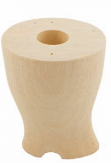 single axis foot with shaped ankle part